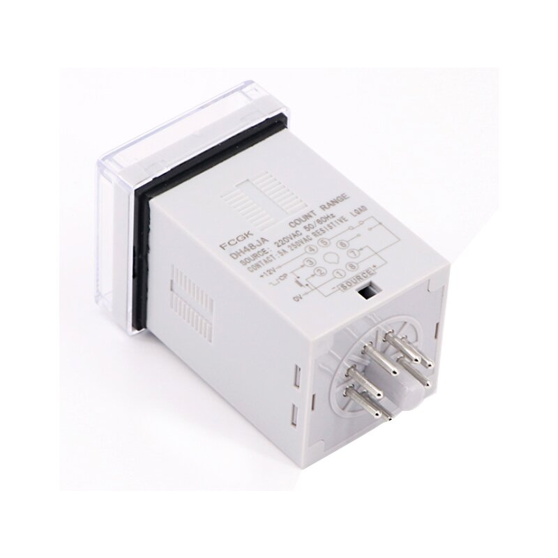 DH48JA Digital Counter with Output Relay - 220V AC 50/60hz Sealed Protection