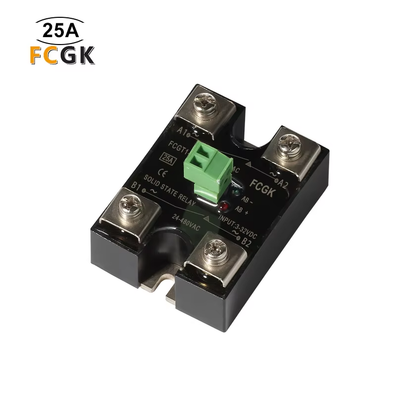 25A Dual Output High Power Solid State Motor Relay SSR - DC-AC Control Miniature Sealed