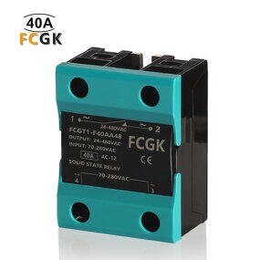 High Voltage 250V AC Single Phase Solid State Relay - 24-240VAC-40A Input Miniature