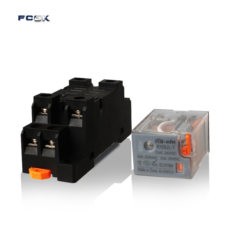 RYF08A-E Miniature Electromagnetic Relay - 30V DC 8 Pin Control 15A 250VAC High Power