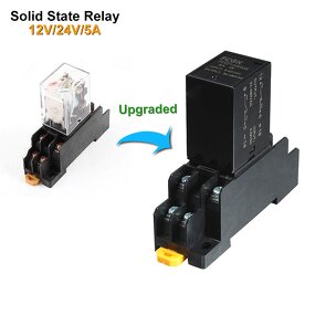 5A Small Solid State Relay - 12V 24V 220V AC 8pin Miniature with Sealed Protection