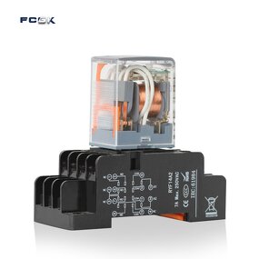 RYF14A2 24VDC14 Pin Miniature Relay Socket - 7A 250VAC Electromagnetic Power Relay