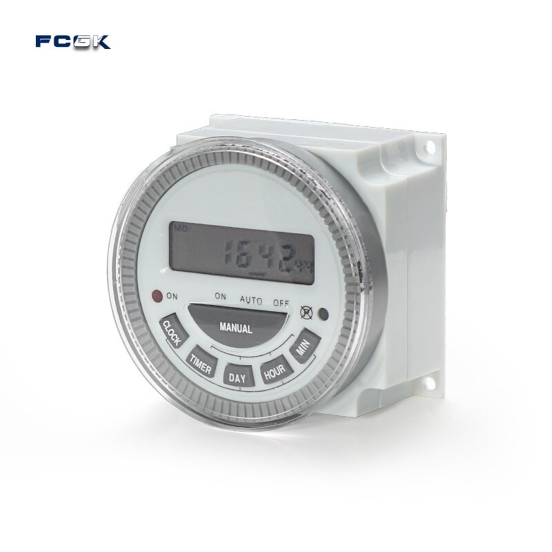 TM-619-2 Digital Timer Switch - 220V 24 Hour Programmable with Sealed Protect Cover