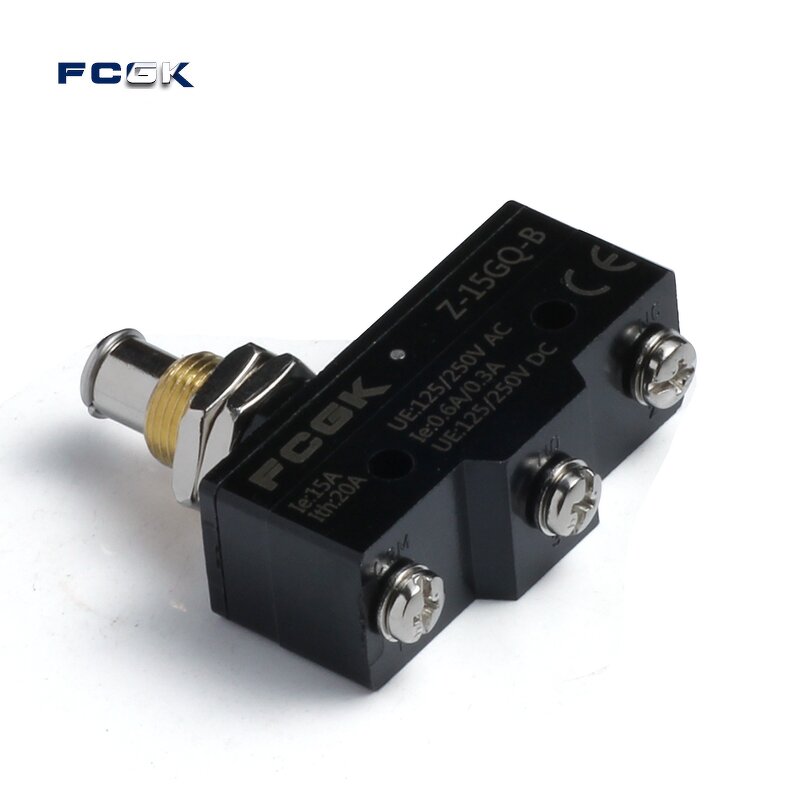 Z-15GQ-B High Capacity Panel Mount Micro Switch - 10A Plunger for Water Heater
