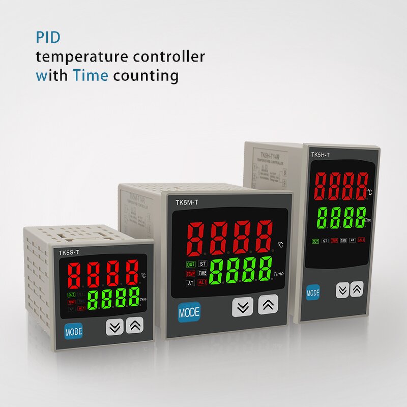 FCGK 48x96 Digital Intelligent PID Temperature Controller - with Timer DC24V AC110-220V