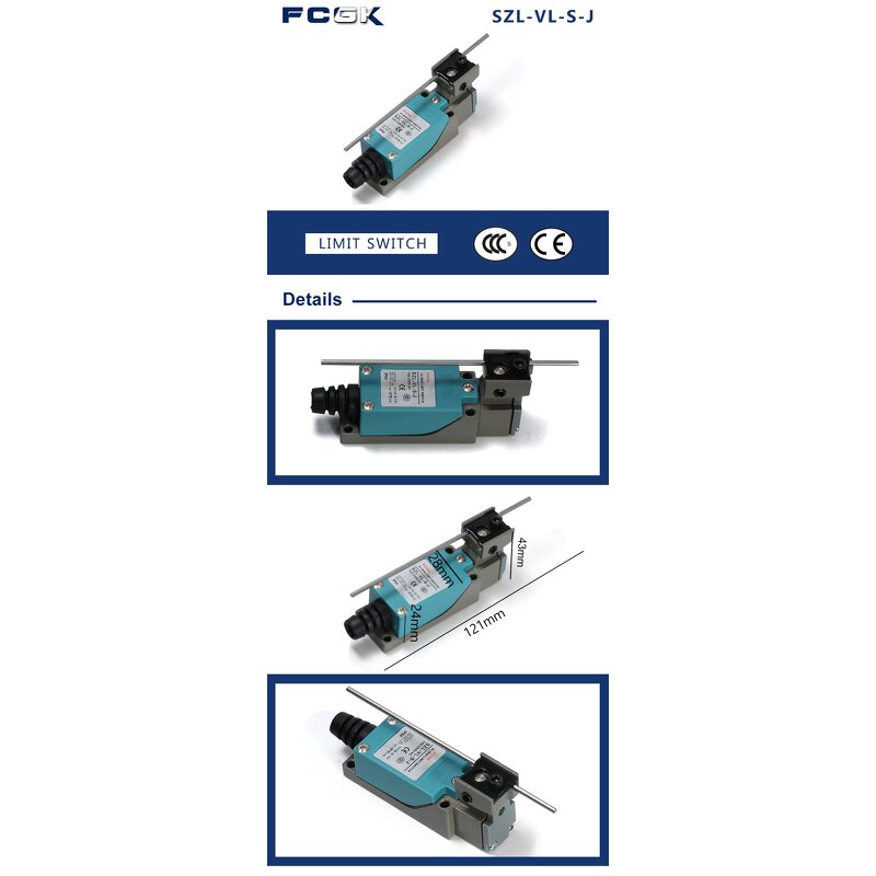 Honeywell Adjustable Rod Lever Type Spring Rod Limit Switch - 10A Model SZL-VL-S-C