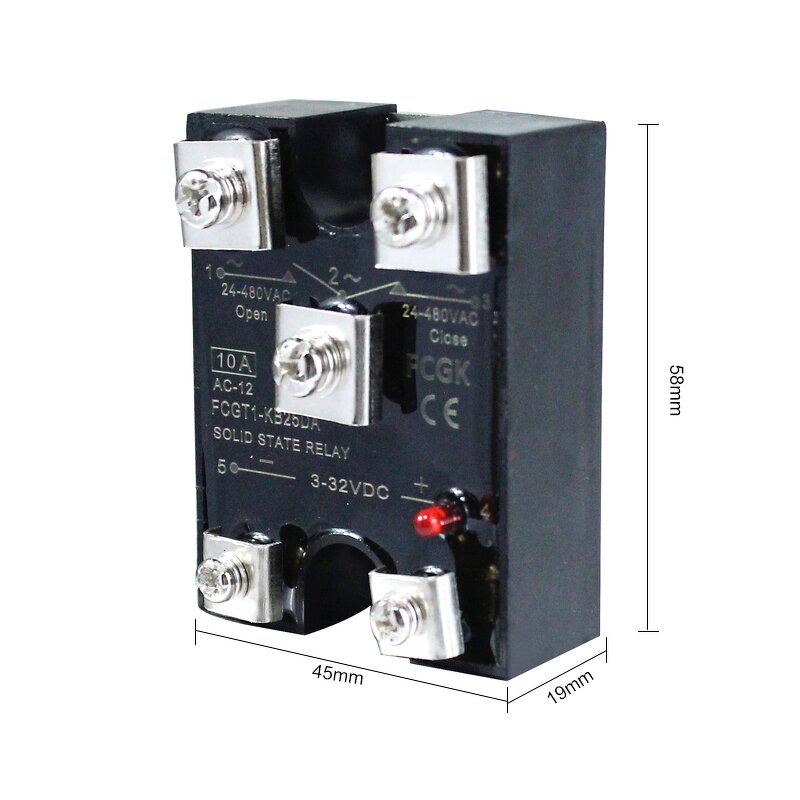 Sealed Solid State Relays - High Power Contact Load Switchable Normally Closed