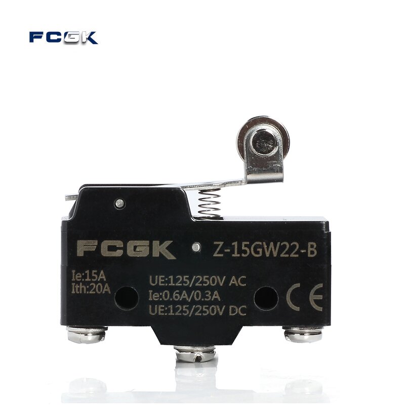 Z-15GW22-B Micro Switch with Short Hinge Roller Lever - CE Approved 10A Max. Current