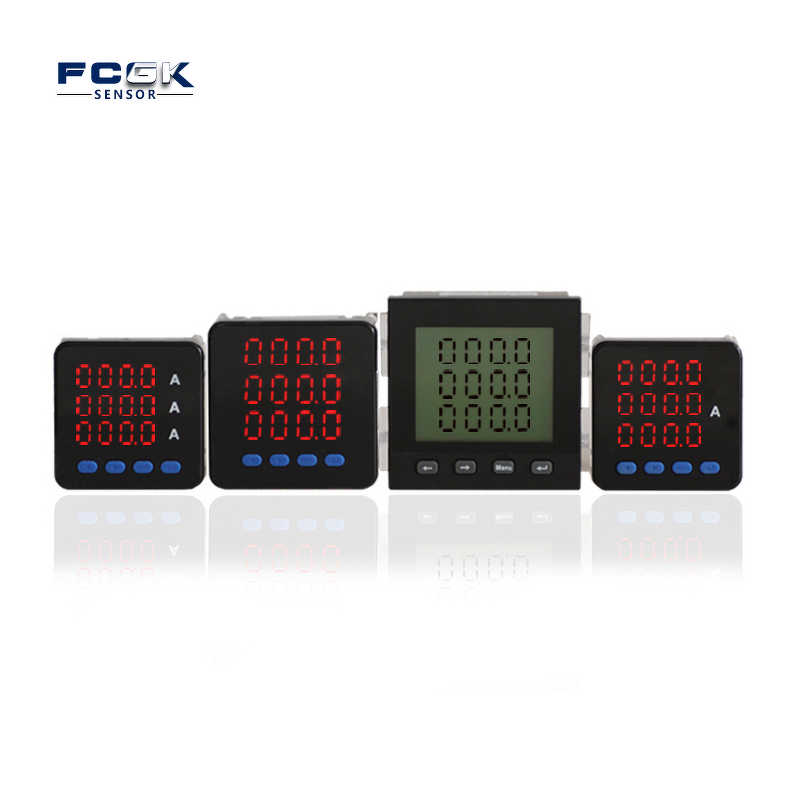 FCGK CKD4E3S4C LED Digital Display Multifunction Power Meter - 5A 380V Three Phase