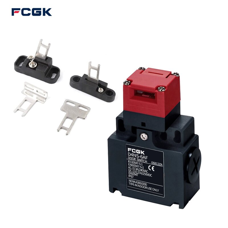 FCGK D4NS Safety Door Switches Locks - IP67 Waterproof Silver Contacts CCC Certified