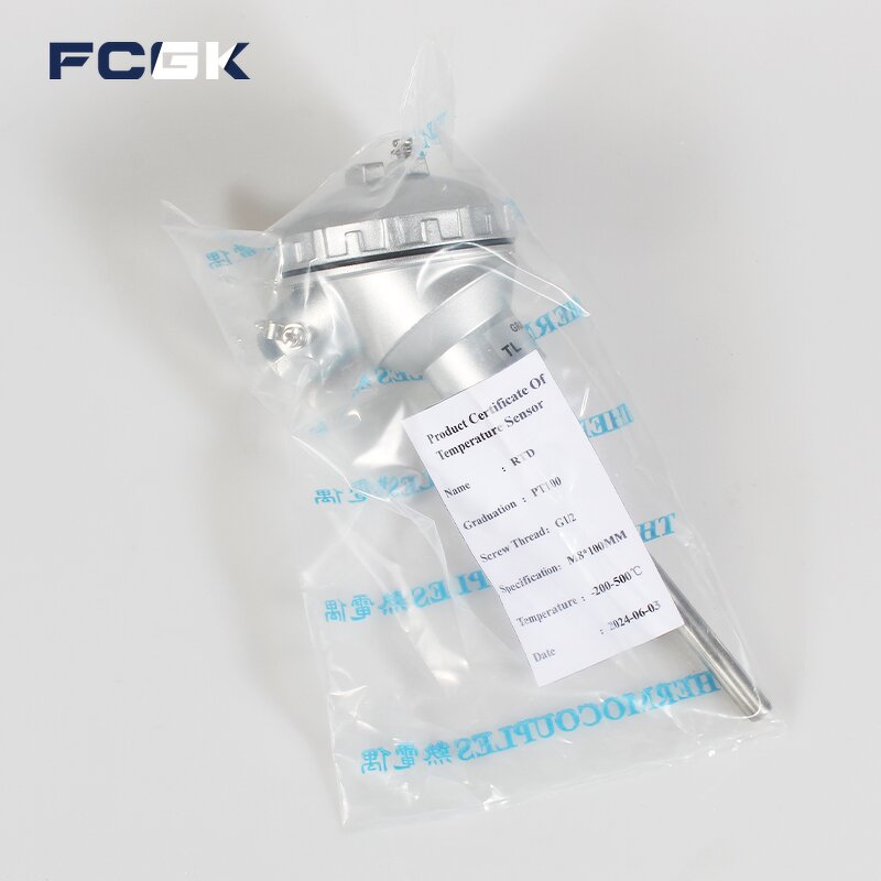 High Temperature Sensor Pt100 Thermocouple - 0-400 Degree for Industrial Furnace