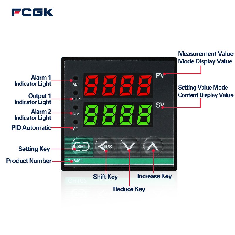 FCGK CHB902 Customizable Temperature Controller - Solid State Relay Output Thermocouple RS485