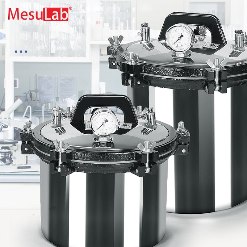 Laboratory Sterilization Equipment - Mesulab Portable Autoclave Steam Sterilizer Machine