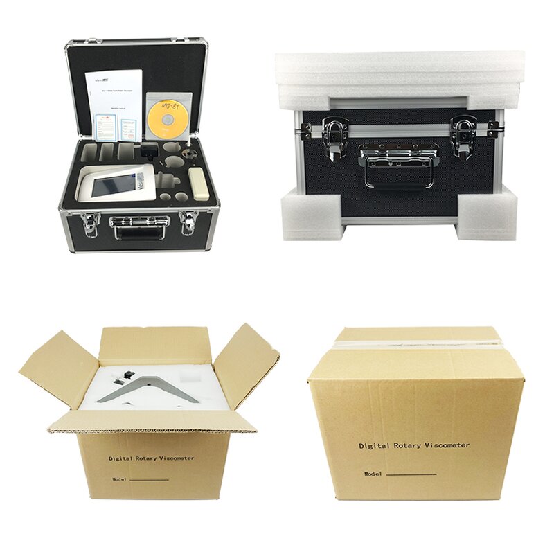 Viscosity Meter - MesuLab Touch Screen Digital Viscometer Rotational for Silicone