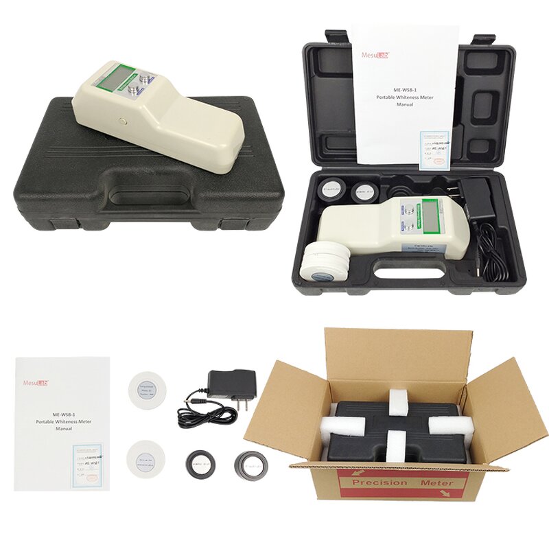 Whiteness Meter - MesuLab WSB1 Digital for Fabric Ceramic Flour Paper Powder