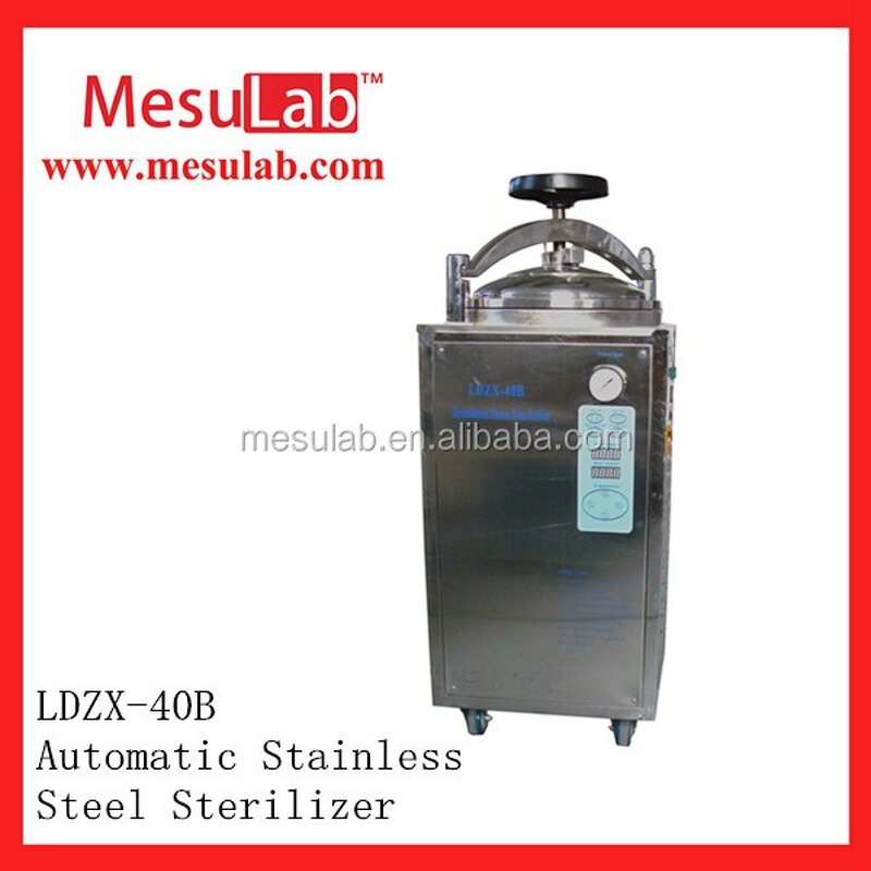Laboratory Sterilization Equipment - Mesulab Vertical Autoclave Steam Sterilizer Machine
