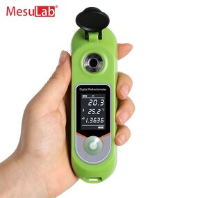 Portable Brix Meter - MesuLab Hand Held Handheld Laboratory Refractive Index Digital