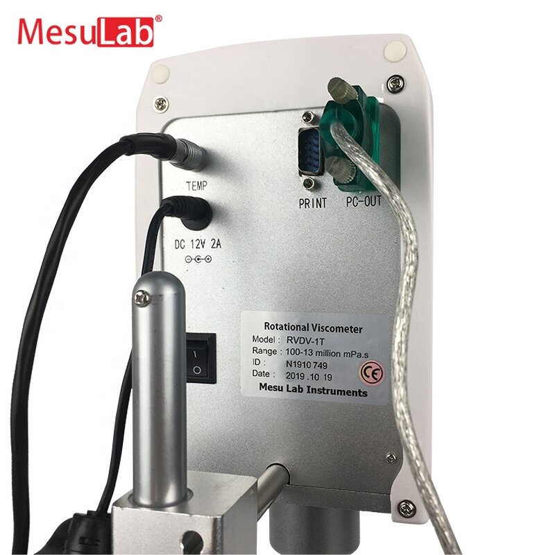 Viscosity Meter - MesuLab Touch Screen Digital Viscometer Rotational for Silicone