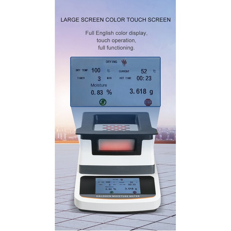 Moisture Analyser - MesuLab CE Certificate Touch Screen Machine Moisture Analyzer