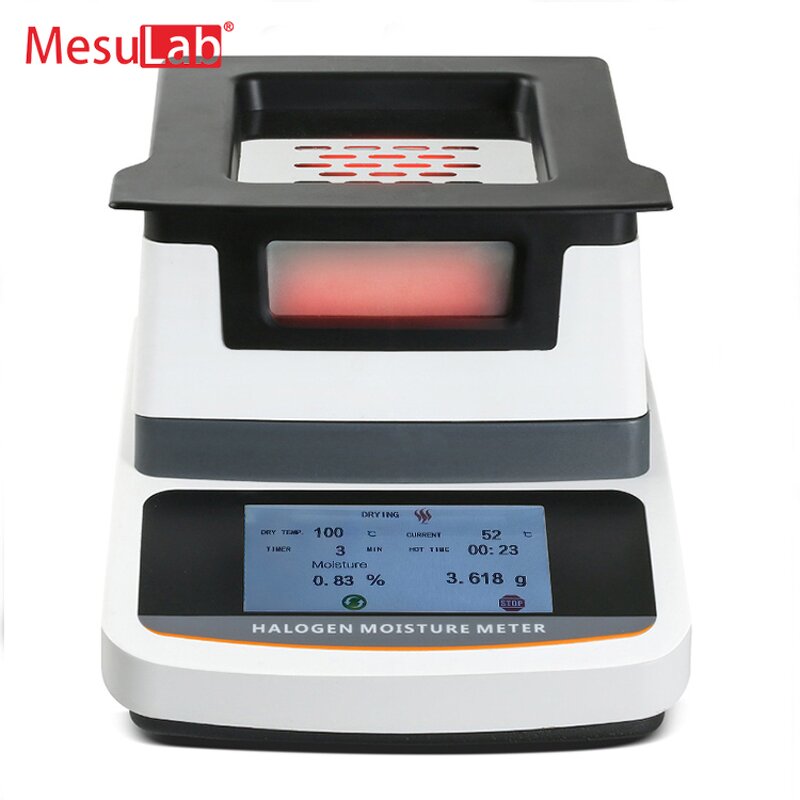 Halogen Moisture Meter - MesuLab ME-H1105 Moisture Analyser Halogen Analyzer