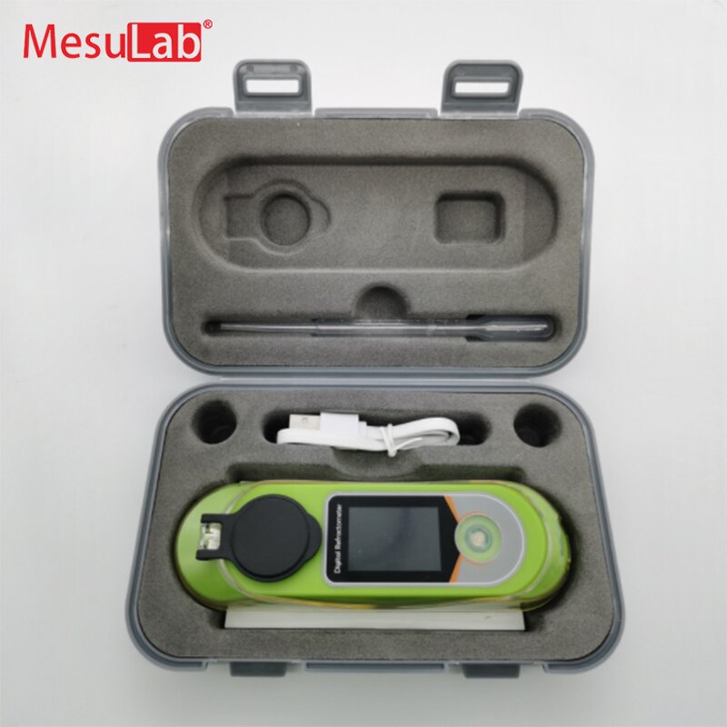 Portable Brix Meter - MesuLab Hand Held Handheld Laboratory Refractive Index Digital