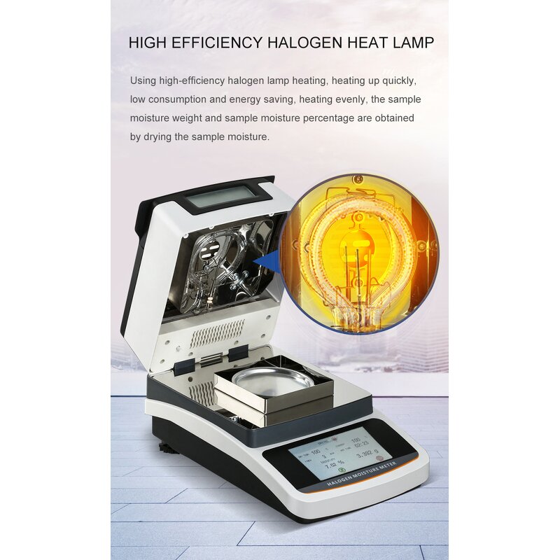 Moisture Analyzer - MesuLab CE Certificated Machine Meter Tester Analyser Balance