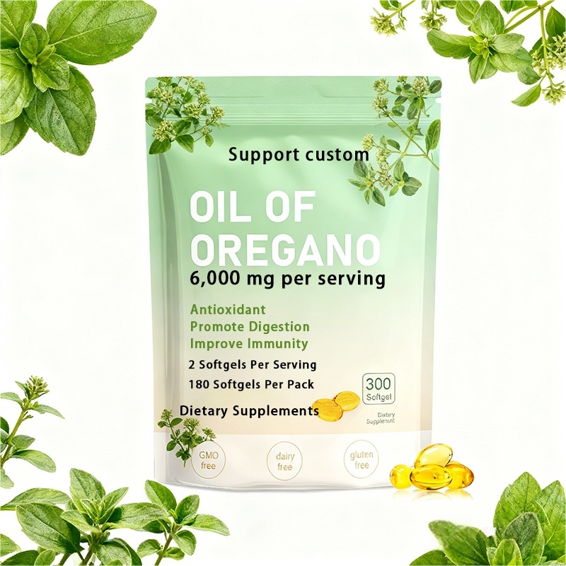 Oregano Oil Softgels Manufacturer - 180-300 Unit Black Seed Oil Immune