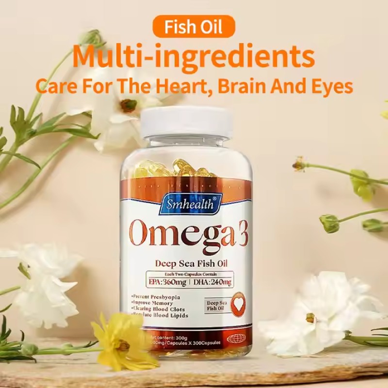 Omega 3 Fish Oil Factory - Wholesale EPA 360mg DHA 240mg Softgel