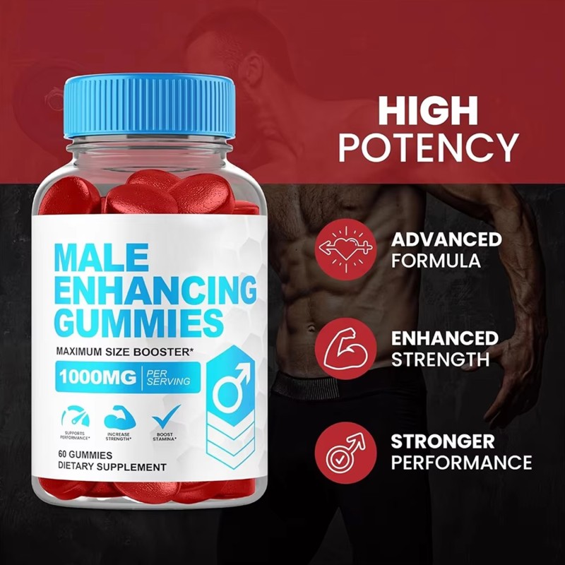 Male Enlarger Gummy Manufacturer - OEM Support Custom 60 Men Gummies