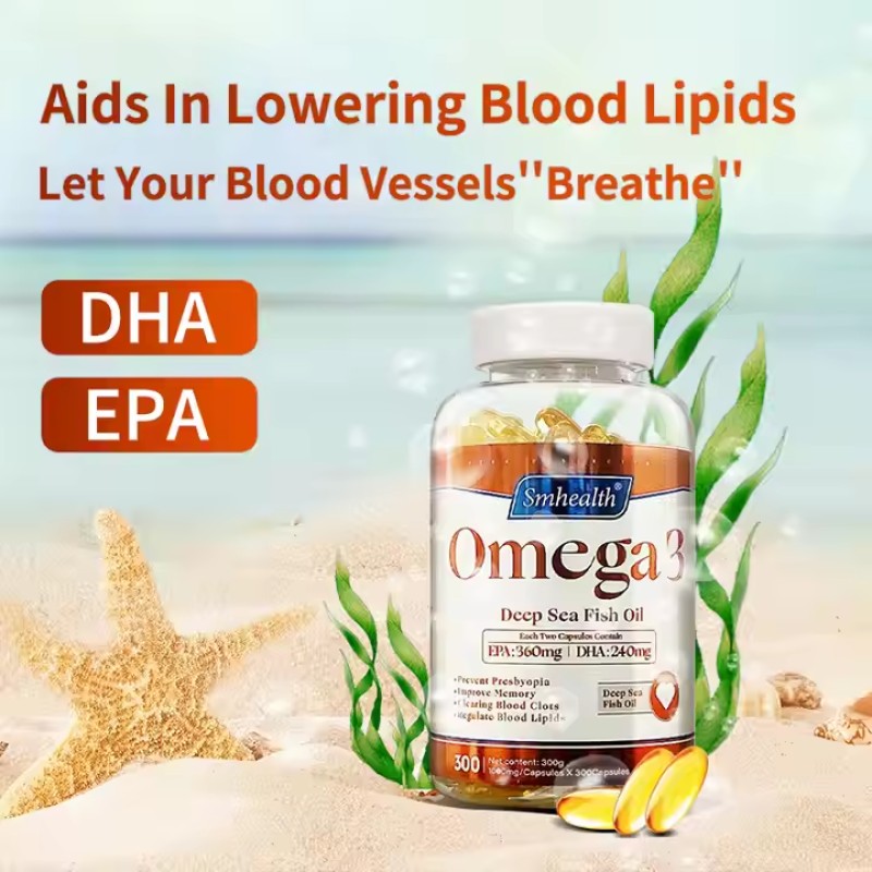 Omega 3 Fish Oil Factory - Wholesale EPA 360mg DHA 240mg Softgel