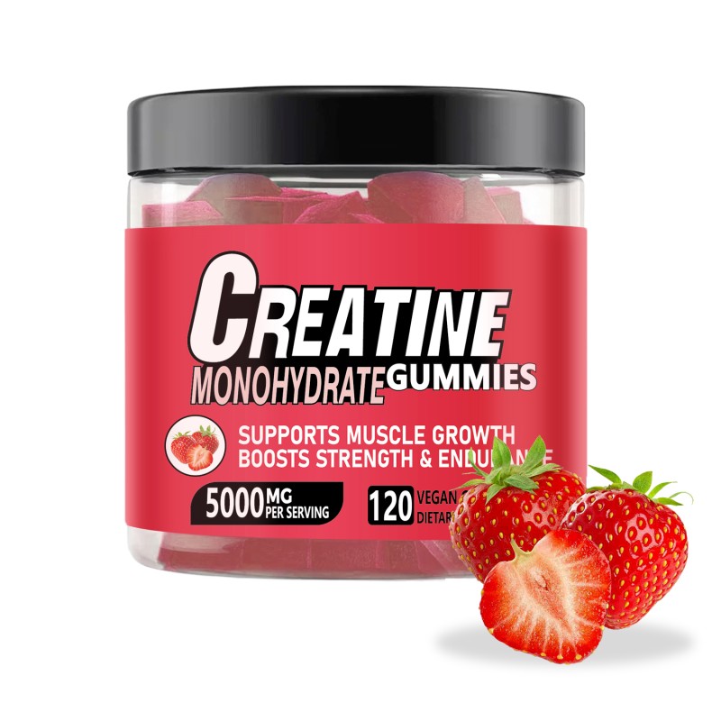 Creatine Monohydrate Gummies Factory - New Style 5g Muscle Growth Energy