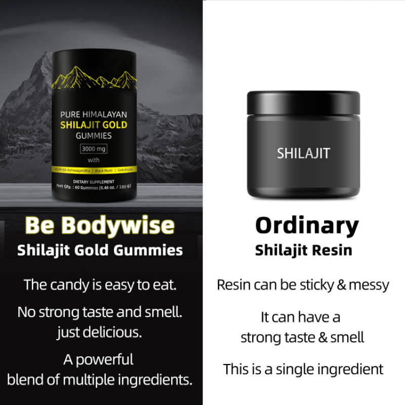 Shilajit Gummies Factory - Bulk Stock Source Factory Personal Label