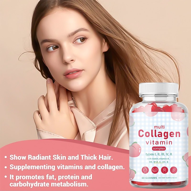 Collagen Gummies Factory - Wholesale Vitamin Biotin Hair Skin Nails