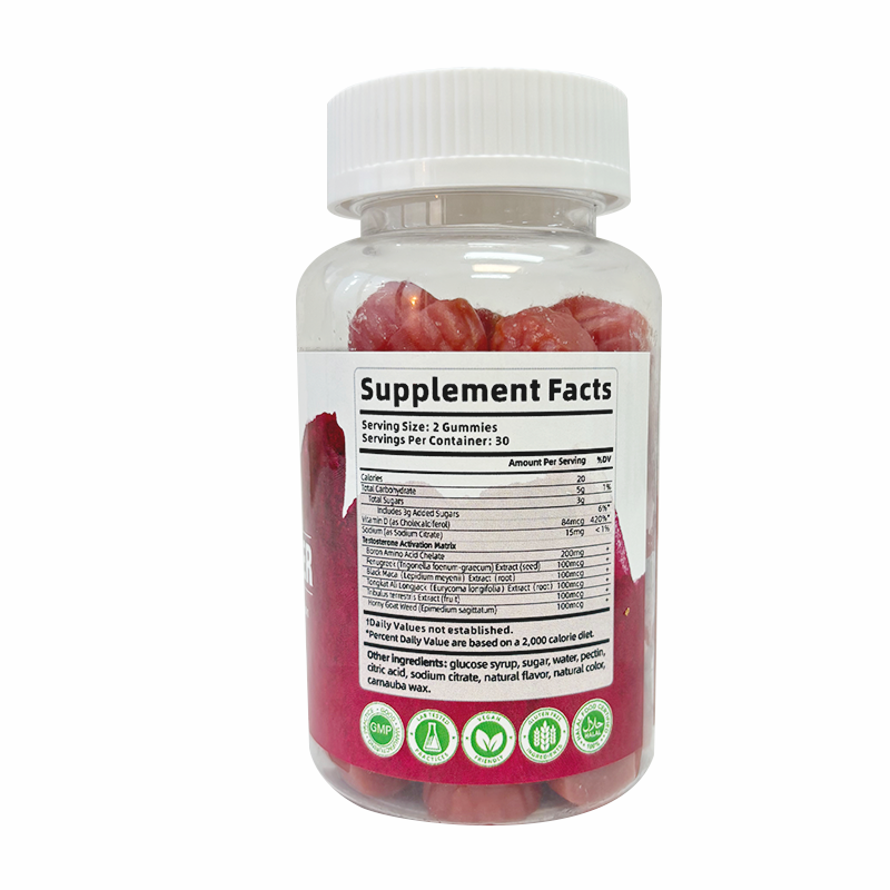 Prostate Supplement Gummies Factory - Support Custom Man Booster Cranberry