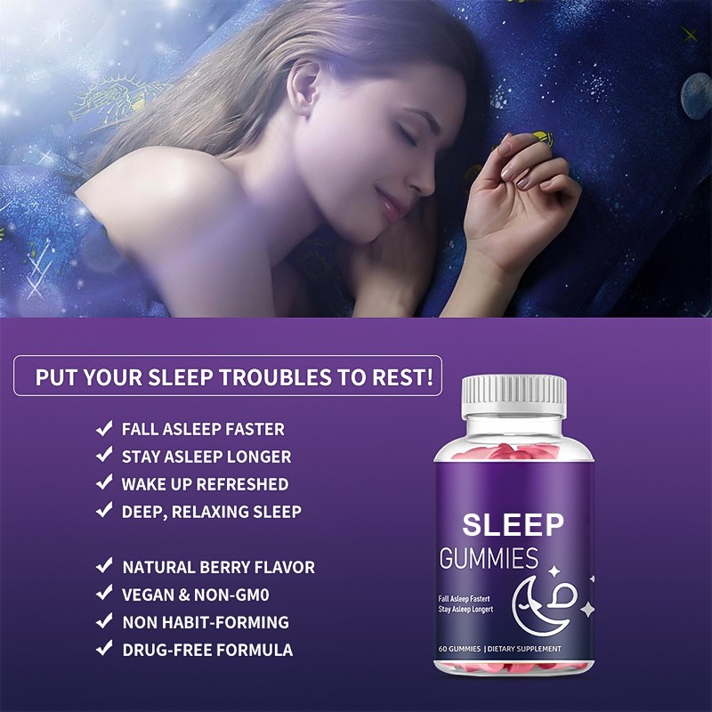 Sleep Gummies Manufacturer - Custom Herbal Plant Extract Adult Quality
