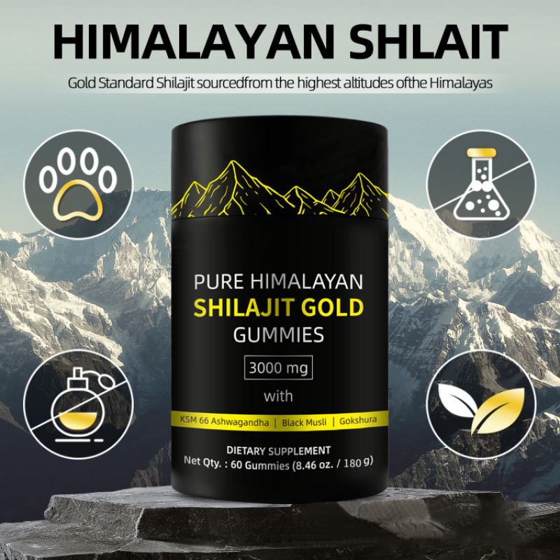 Shilajit Gummies Factory - Bulk Stock Source Factory Personal Label