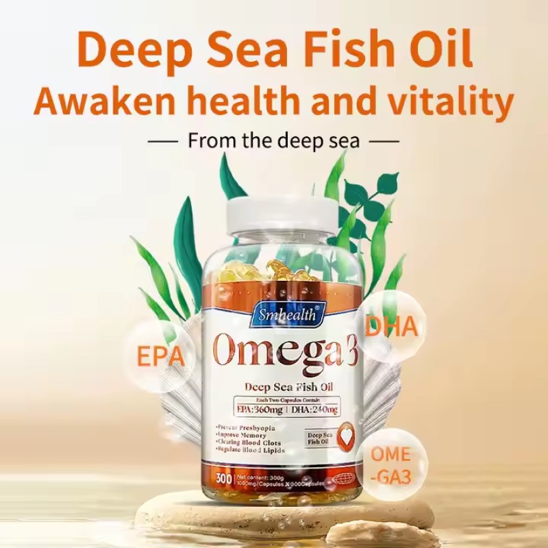 Omega 3 Fish Oil Factory - Wholesale EPA 360mg DHA 240mg Softgel