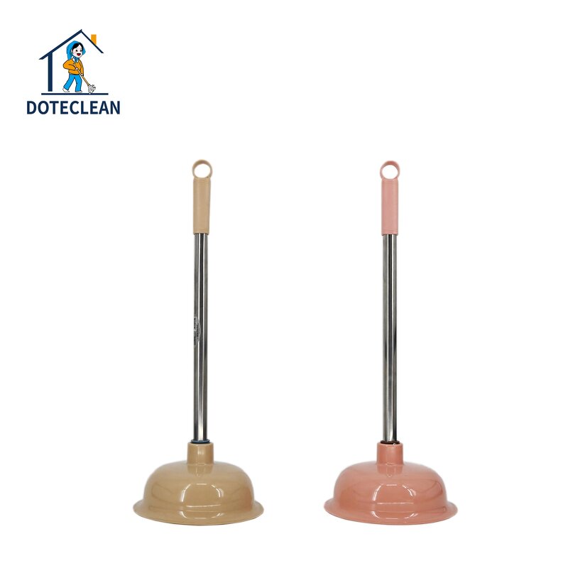 Plungers - High-Pressure Toilet Sink Mini PP Stainless Steel Handle Rubber