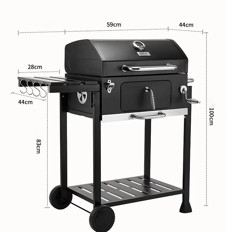 BBQ Barbecue Grills - Outdoor Garden Camping Party Iron Oven Folding Portable