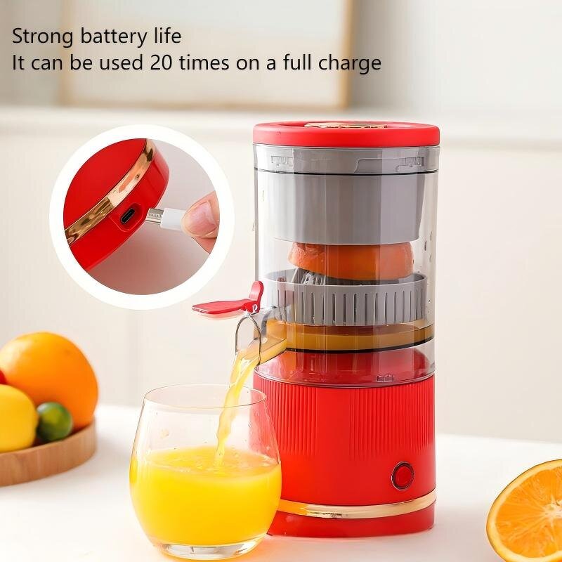 Automatic Juicer - Portable Wireless Rechargeable for Fruits Vegetables Orange