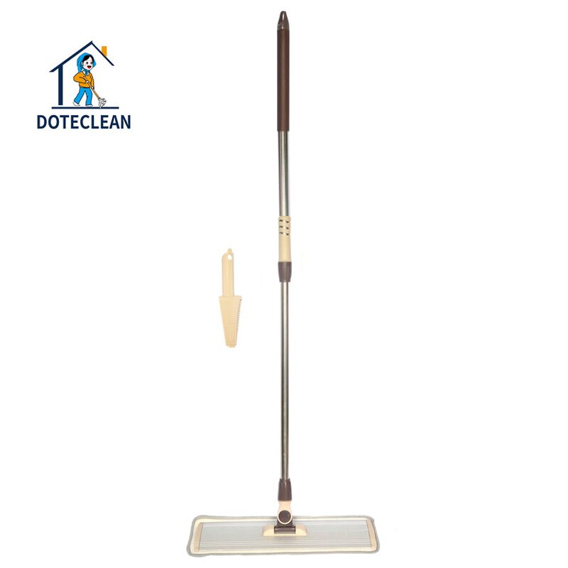 Floor Cleaner - 45cm Professional Aluminum Frame Swivel Microfiber Flat Mop
