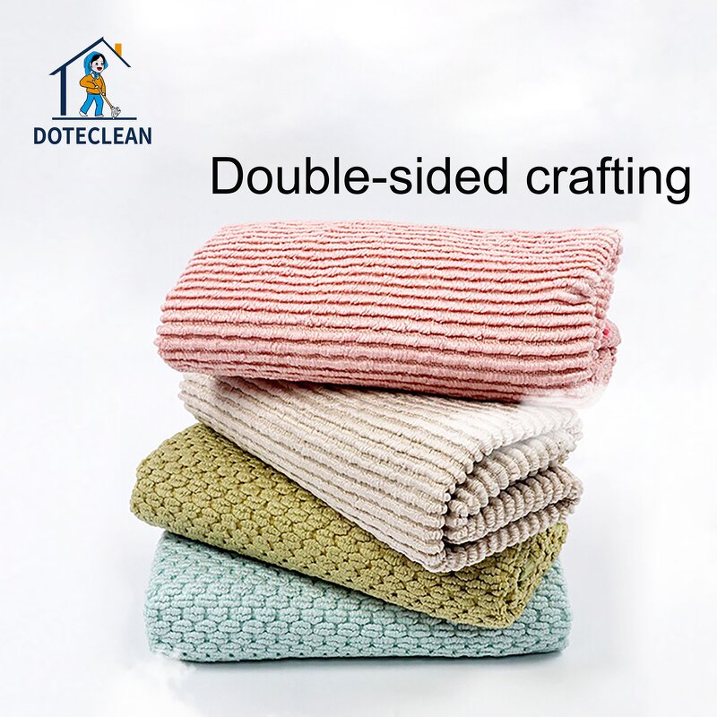 Microfiber Cleaning Cloth - Towel Household Wiping Rags for Dish Washing