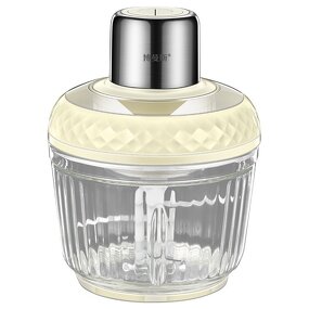 Electric Meat Grinder - 2L Pure Copper Blades Glass Bowl for Home Kitchen