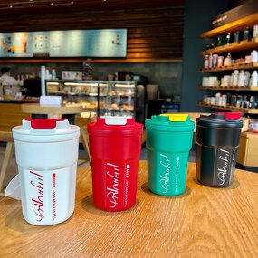 Coffee Travel Mug - 400ml 316 Stainless Steel Vacuum Insulated Coffee Ice Cup