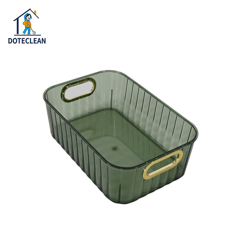 Storage Box - Small Desktop Cosmetics Rectangular Acrylic Vanity Skincare Basket