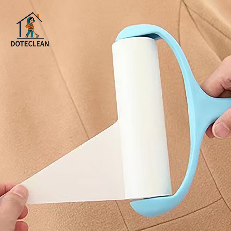 Pet Hair Dust Remover - Manual Lint Rollers Plastic PP Handle Tear Type
