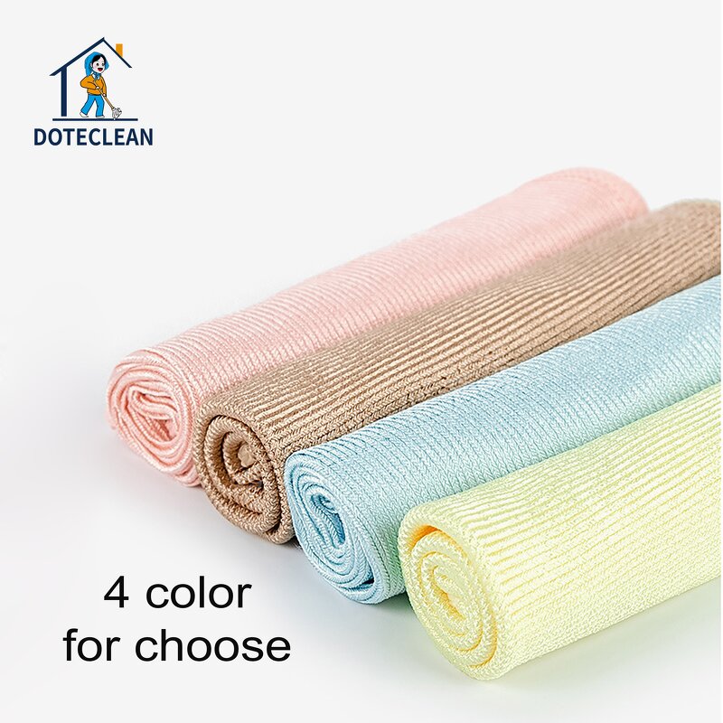 Microfiber Cleaning Cloth - Quick Stain Removal Soft Rag for Kitchen Glass