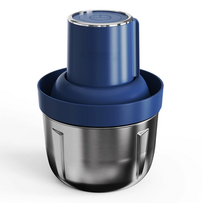 Electric Meat Grinder - 2L Glass Bowl & Stainless Steel Bowl Food Processor