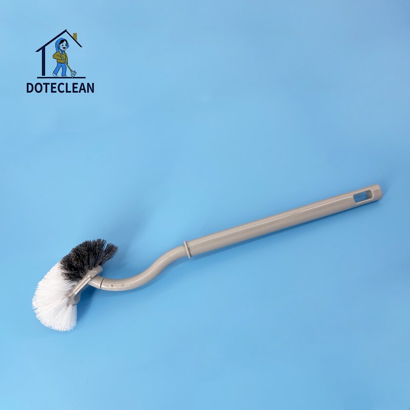 Toilet Brush - Long Handle Plastic TPR & PP Material for Bathroom Cleaning