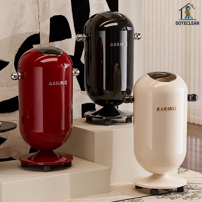 Garbage Bin - High-end Feel Thick Large Capacity with Wheel Flip Cover